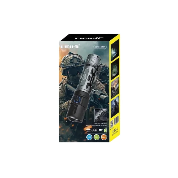 LD-L1423A LINTERNA LIDIMI DE METAL 20W - Imagen 4