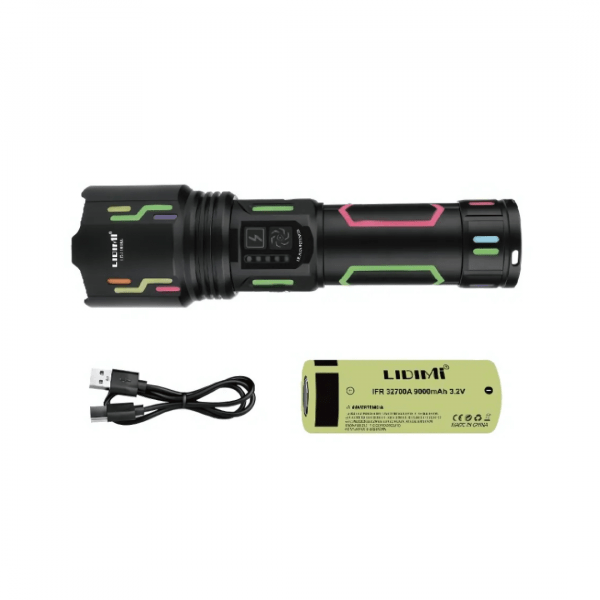 LD-L1518A LINTERNA DE LARGA DISTANCIA LIDIMI CON CINTAS REFLECTIVAS - Imagen 2