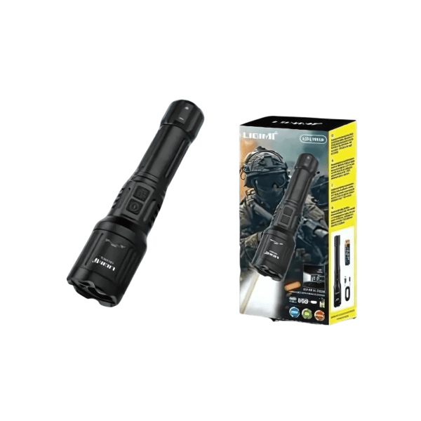 LD-L1551A LINTERNA CON PUNTERO DE LAZER VERDE Y ROJO LIDIMI DE 2000 METROS - Imagen 4