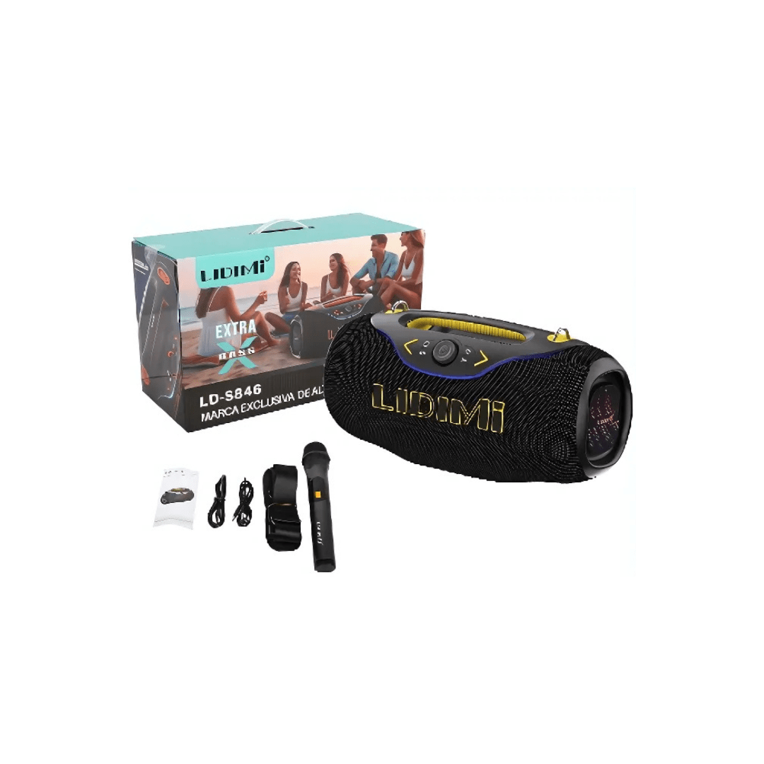 LD-S846 Parlante Bluetooth Lidimi con Micrófono inalámbrico 300W - Imagen 4