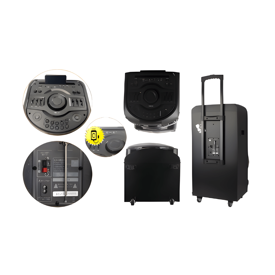 LD-S906AC Parlante Lidimi tipo Maleta de Sonido 100W - Imagen 3